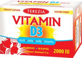Terezia Vitamín D3 2000 IU 90 tobolek