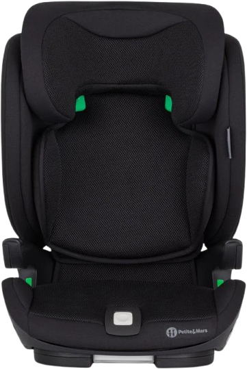 Petite&Mars Autosedačka Elite Fix Pro i-Size Black Air