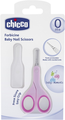 Chicco Nůžky s kulatou špičkou - růžové