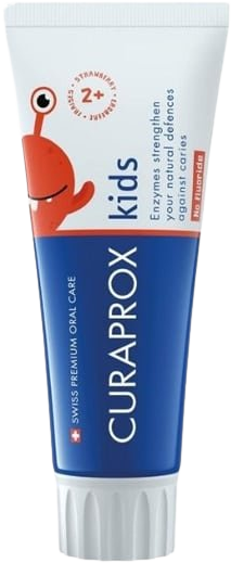 Curaprox Zubní pasta od 2 let jahoda 60 ml