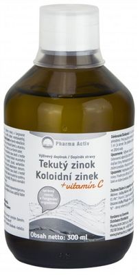 Koloidní zinek + vitamín C 300 ml