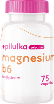 Pilulka Selection Magnesium bisglycinát + B6 75 kapslí
