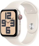 Apple Watch SE (2024) Cellular 40mm Hvězdně bílý hliník s hvězdně bílým sportovním řemínkem M/L