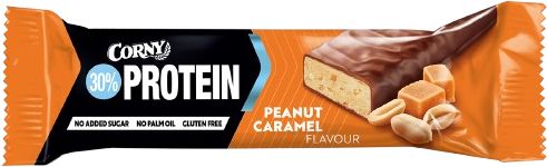 Corny Protein 30 % proteinová tyčinka arašíd karamel 50 g