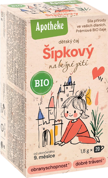 Apotheke BIO čaj dětský Šípkový na běžné pití 20 x 1.8 g