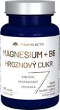 Pharma Activ Magnesium + B6 hroznový cukr 100 pastilek