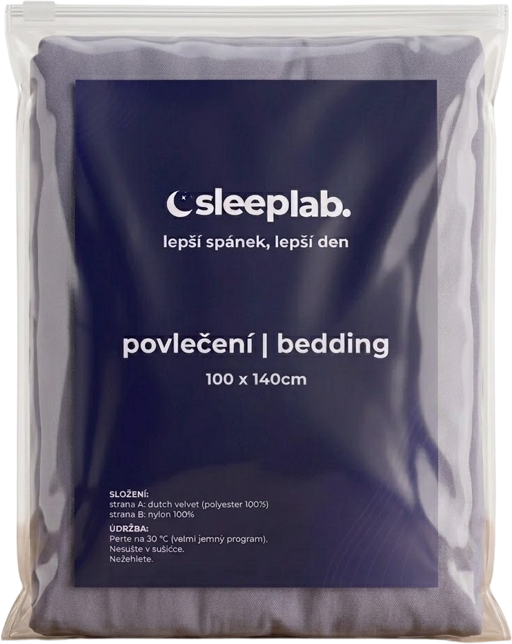 SleepLab Dětské povlečení na zátěžovou deku Cool & Warm 140 cm