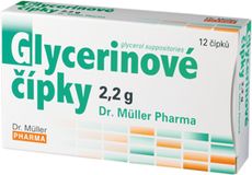 Dr.Muller Glycer.čípky 2,2g 12 ks