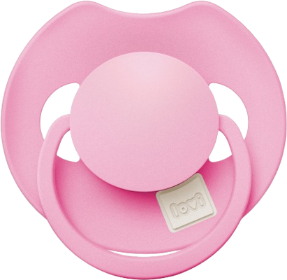 LOVI Dudlík silikonový dynamický PRIME Tutti Frutti 18m+ Peony Pink 3 ks