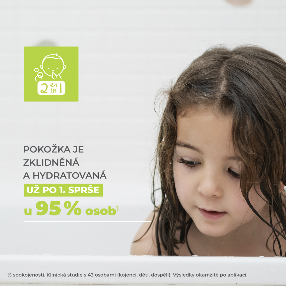 A-Derma Exomega CONTROL Zvláčňující mycí gel 2v1 500 ml