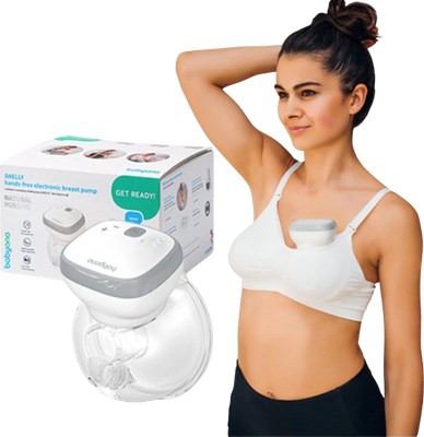 BabyOno Odsávačka mateřského mléka elektrická handsfree Shelly