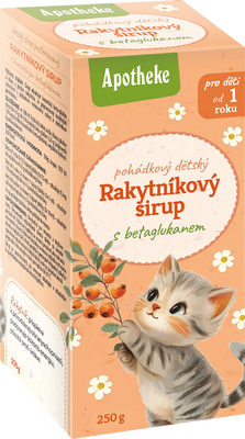 Apotheke Sirup dětský Rakytníkový s betaglukanem 250 g