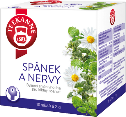 Teekanne Spánek+nervy bylinný čaj 10 x 2 g