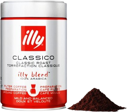 Illy Classico Filter, mletá káva, 250 g