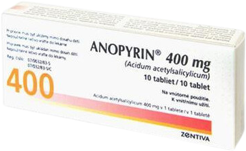 Anopyrin 400 mg 10 tablet