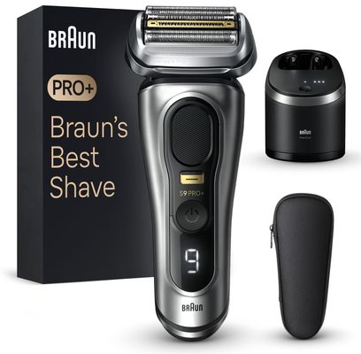 Braun Series 9 PRO+ Elektrický holicí strojek, SmartCare, Wet & Dry, 9567cc, Stříbrný