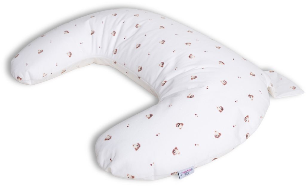 Babymatex Polštář na kojení polohovací miniRelax Jersey Medvídek