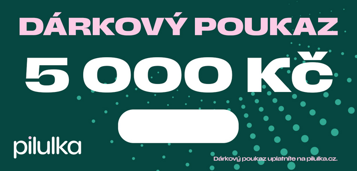 Pilulka Elektronický dárkový poukaz na 5000 Kč