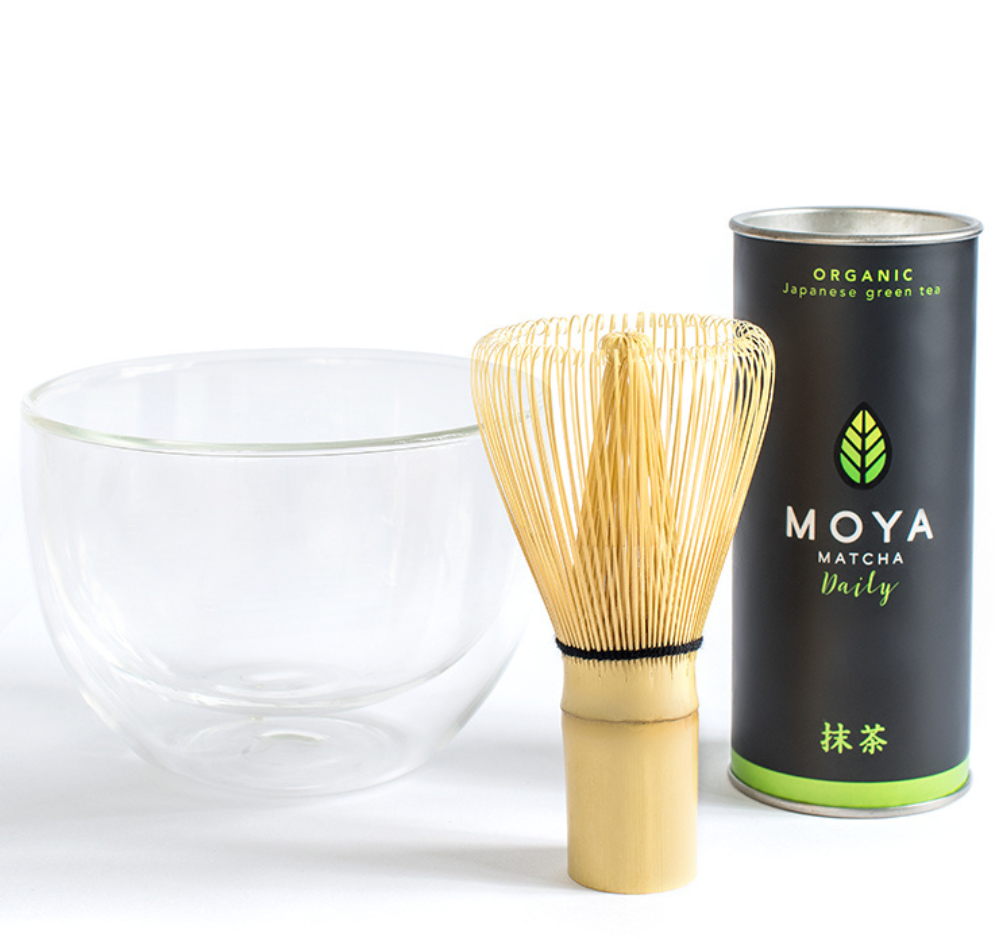 Moya Starter Set Matcha Daily & Skleněná miska