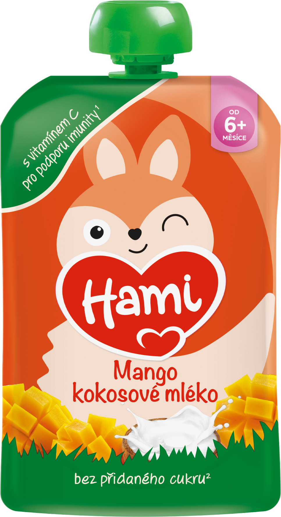 Hami Příkrm kapsička Mango a kokosové mléko 100 g