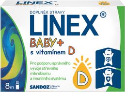 Linex Baby + s vitamínem D 8 ml