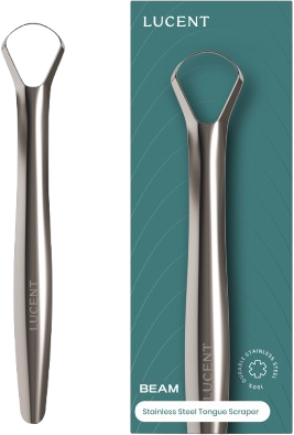 Be Lucent Beam Tongue Scraper, silver