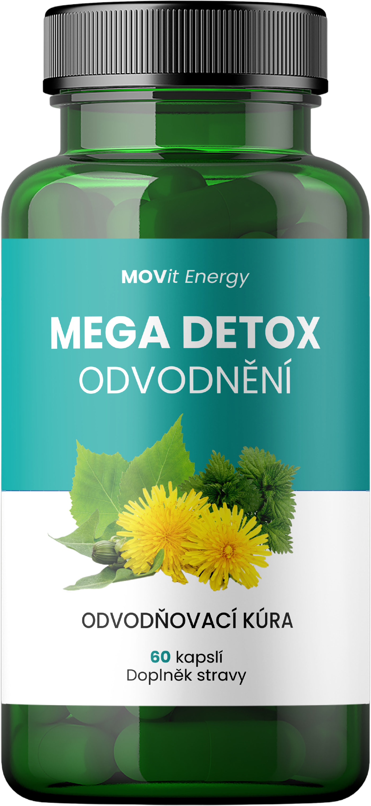 MOVit Energy Mega Detox Odvodnění 60 kapslí
