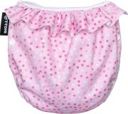 T-Tomi Plavky plenkové s volánkem, 5-15kg, Pink dots