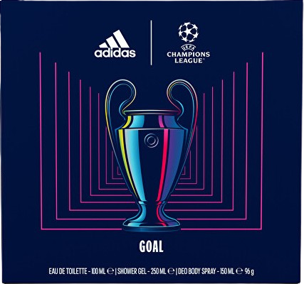 Adidas Dárková sada M 100 ml EDT+ 250 ml SG+ 150 ml Spray UEFA
