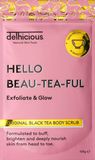 Delhicious Original Black Tea Body Scrub 100 g