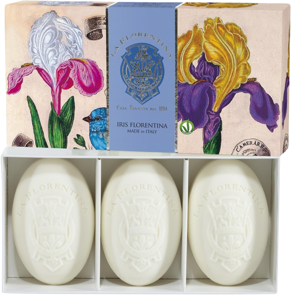 La Florentina Kazeta mýdel Iris Florentina 450 g