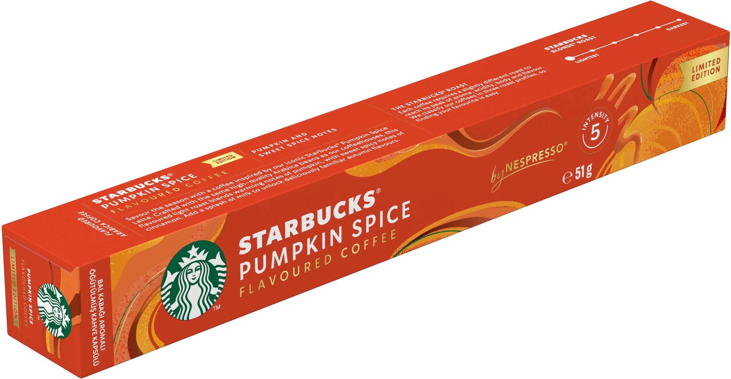 Starbucks Pumpkin Spice flavoured by Nespresso 10 kapslí