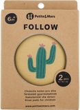 Petite&Mars Chrániče kolen elastické na lezení Follow Intense Ochre 2 ks