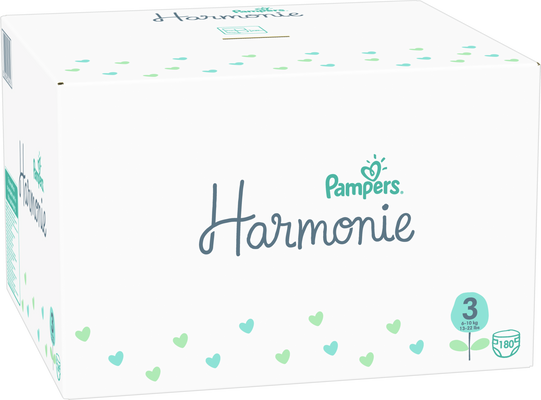 Pampers Harmonie Plenky vel. 3, 6-10 kg, 180 ks
