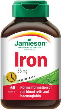 Jamieson Železo 35 mg s postupným uvolňováním 60 tablet