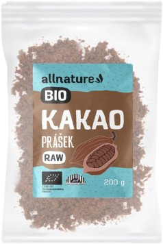 Allnature Kakaový prášek BIO RAW 200 g