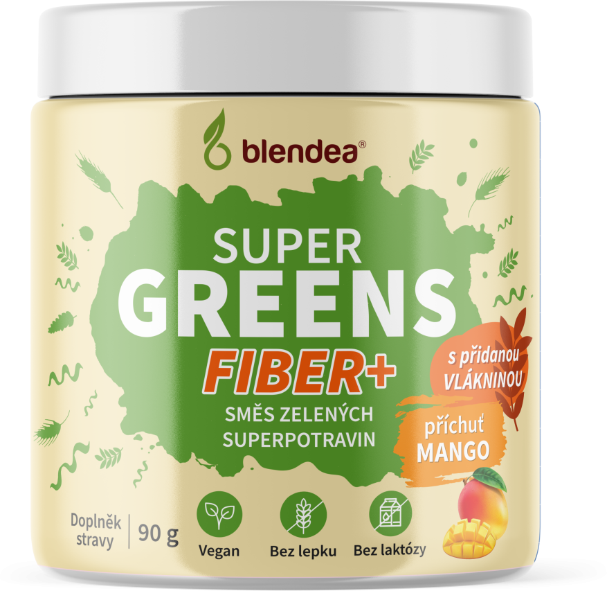 Blendea Supergreens Fiber+ Mango BIO 90 g