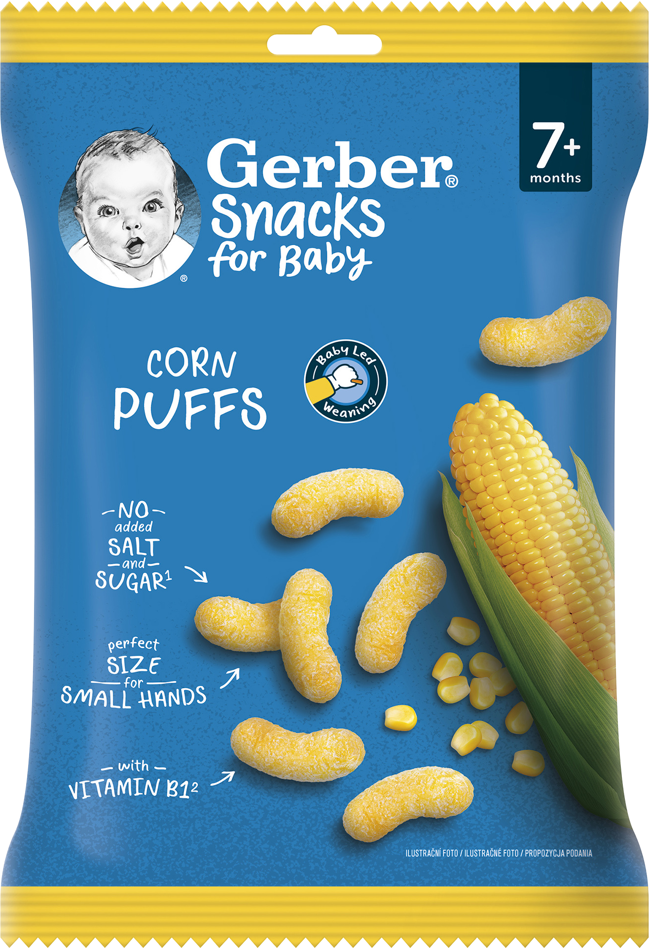 Gerber Snacks kukuřičné křupky 28 g
