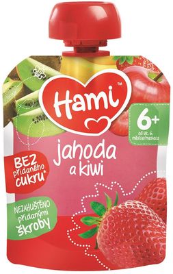Hami kapsička Jahoda a kiwi 90 g