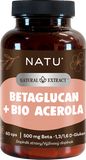 Natu Natural Extract, BetaGlukan 500 mg s BIO acerolou 60 kapslí