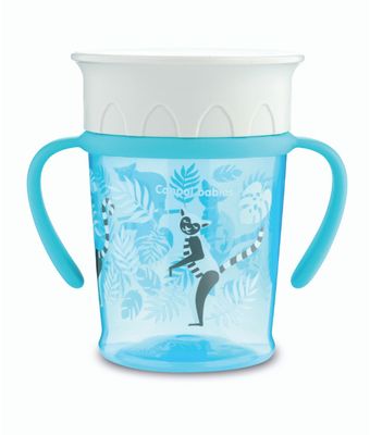 Canpol babies Hrníček 360 Jungle modrý 270 ml