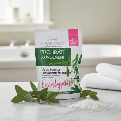 VivaPharm Sůl do koupele Prohřátí a Uvolnění 1000 g