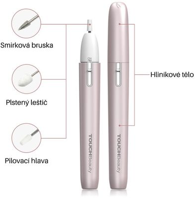 TouchBeauty 2035 Bruska na manikúru a pedikúru 3v1