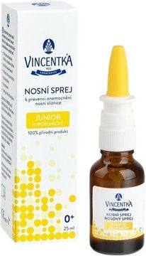 Vincentka Nosní sprej Junior hypotonický 25 ml
