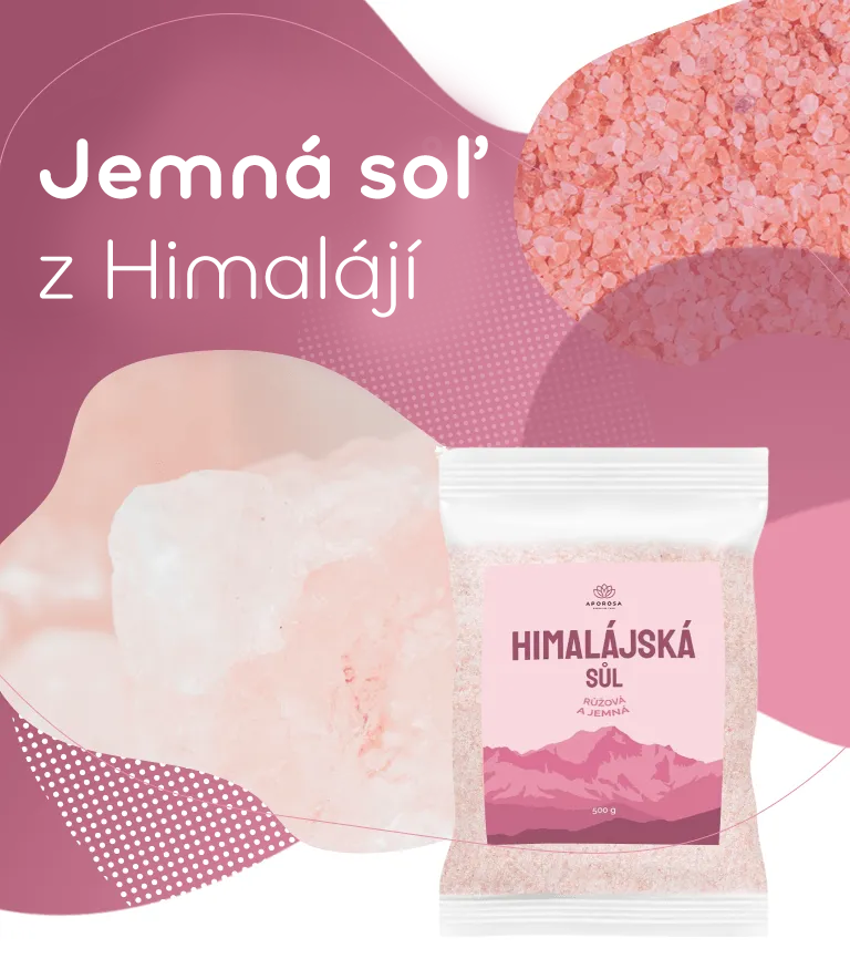 Aporosa Himalájská sůl růžová jemná 500g