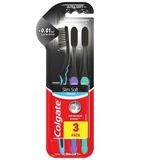 Colgate Zubní kartáček Slim Soft Charcoal trio 3 ks