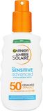 Garnier Ambre Solaire Sensitive Advanced Sprej na světlou a citlivou pokožka, SPF 50+, 150 ml