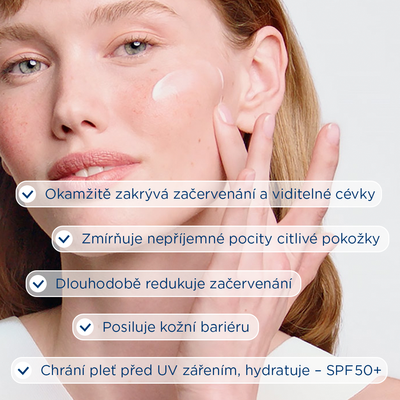 Bioderma Sensibio AR+ CC Tónovaný krém pro citlivou a začervenalou pleť s SPF 50 +, 40 ml