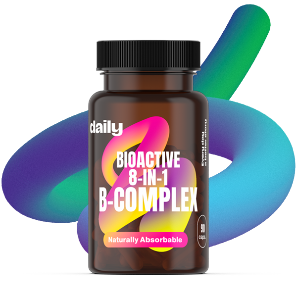 Daily Bioactive 8-in-1 B-vitamínový komplex 90 kapsúl