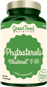 GreenFood Nutrition Fytosteroly + Vitamin B5 90 kapslí
